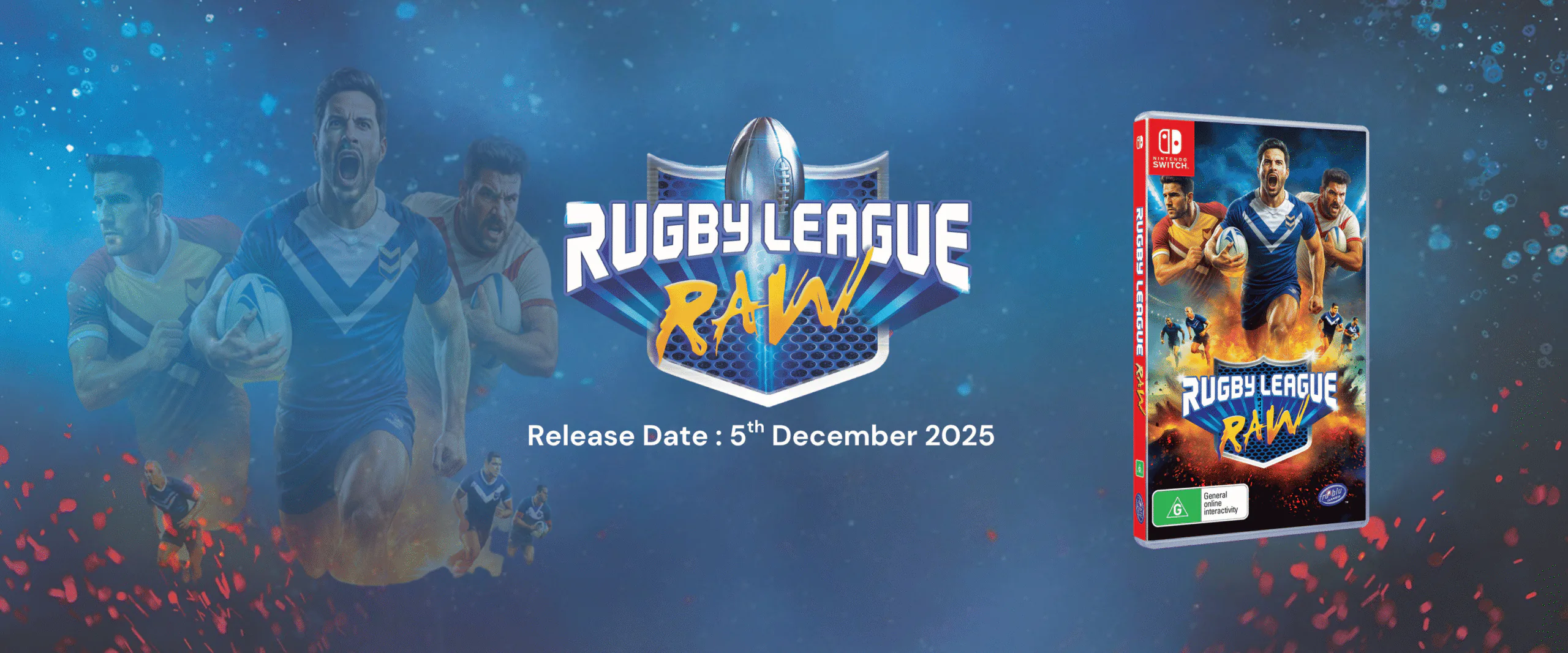 Rugby League Raw key art