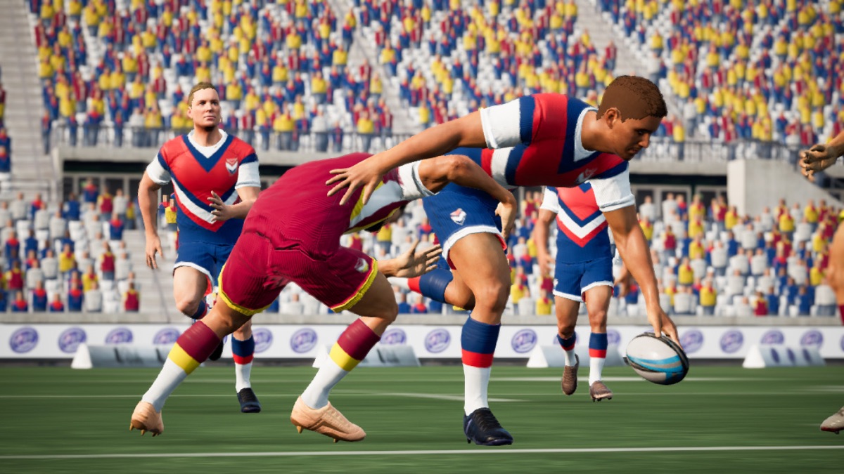 Rugby League Raw key art
